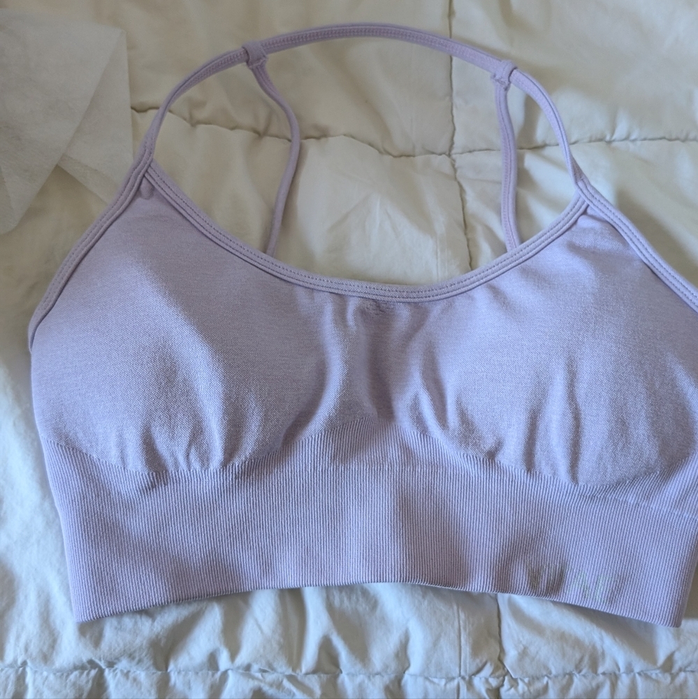 Vitae Apparel Energy Sports Bra in Acai Purple, Size M